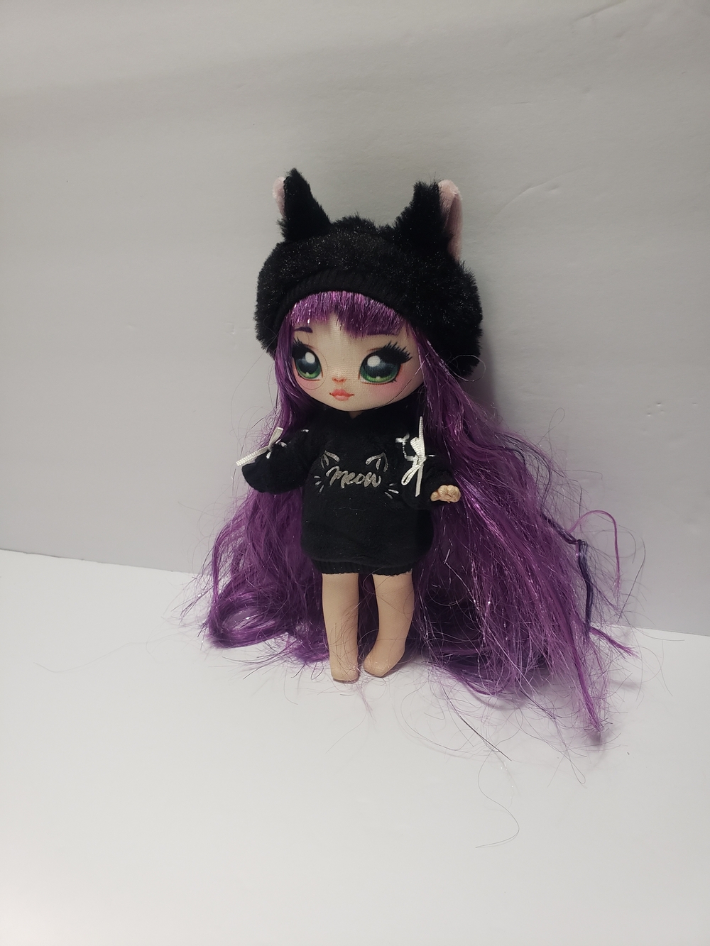 NA! NA! NA! SURPRISE *Tuesday Meow* Black Cat Plush Goth Girl Doll